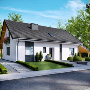 Projekt domu NICEA ogrzewanie pompa ciepła