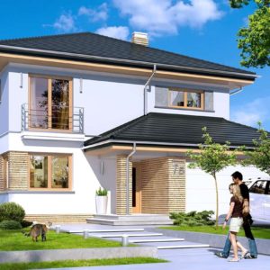 Projekt domu Szmaragd 4