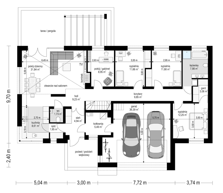 projekt_domu_wymarzony_6_-_rzut_parteru