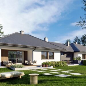 Projekt domu Mini 1 G2 (dwulokalowy)