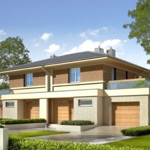 Projekt domu Fernando G1 (bliźniak)