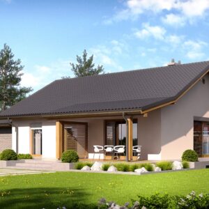 Projekt domu Kornel II (z wiatą) ENERGO