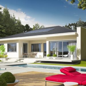 Projekt domu Marlon III G1 (biały)