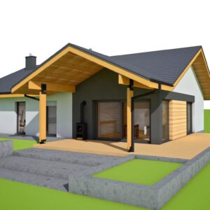 Projekt domu Mini 4 w. II G1