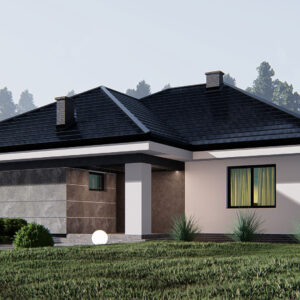 Projekt domu uA135