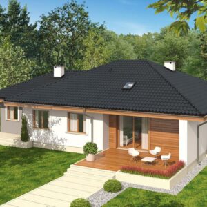 Projekt domu Franczi III G1 ECONOMIC (wersja A)