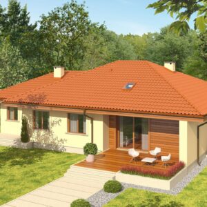 Projekt domu Franczi II G1 ECONOMIC (wersja B)